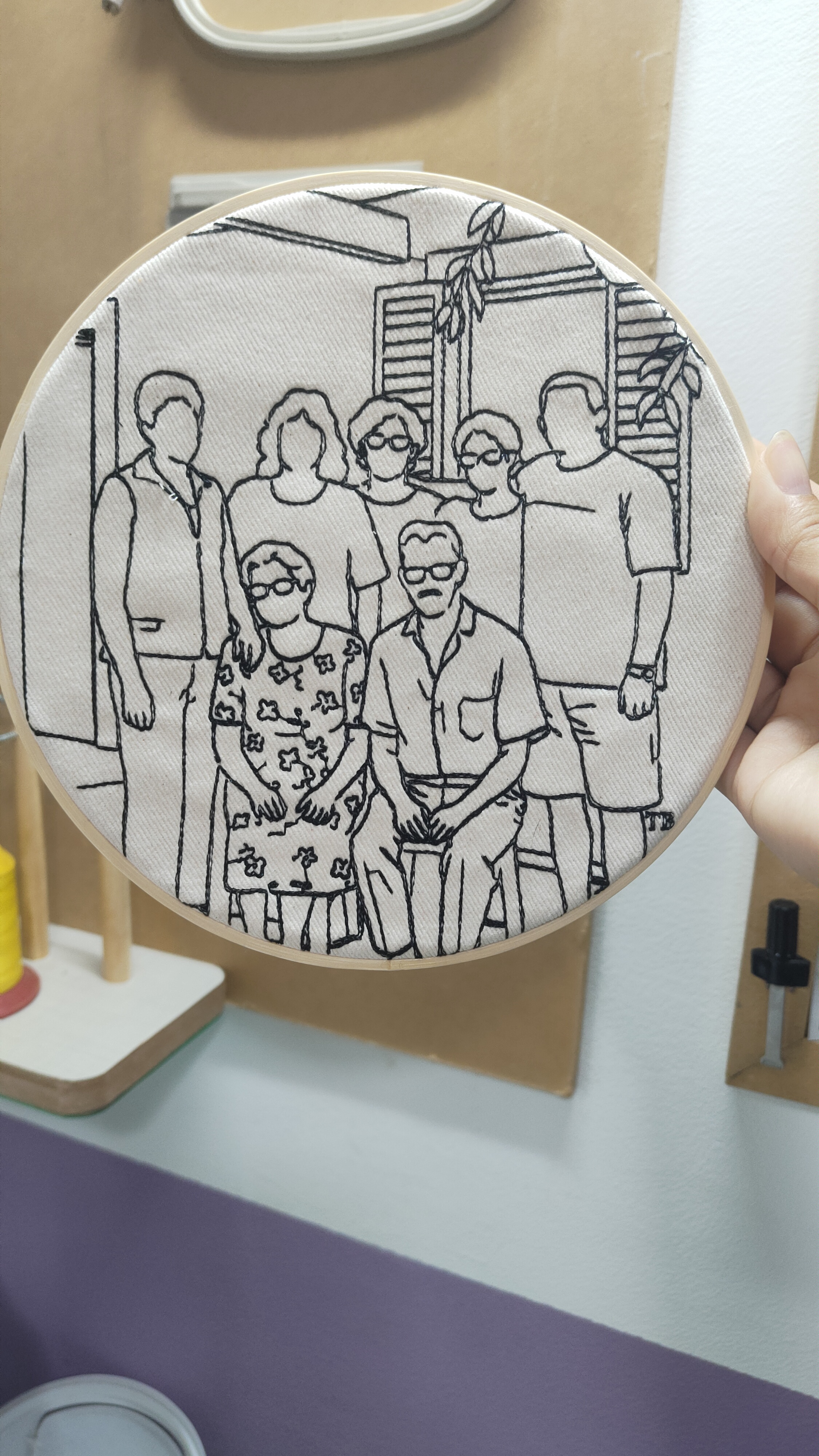 Bastidores decorativos personalizados